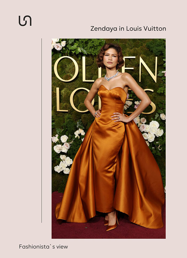 The Golden Globes 2025: Zendaya in Louis Vuitton