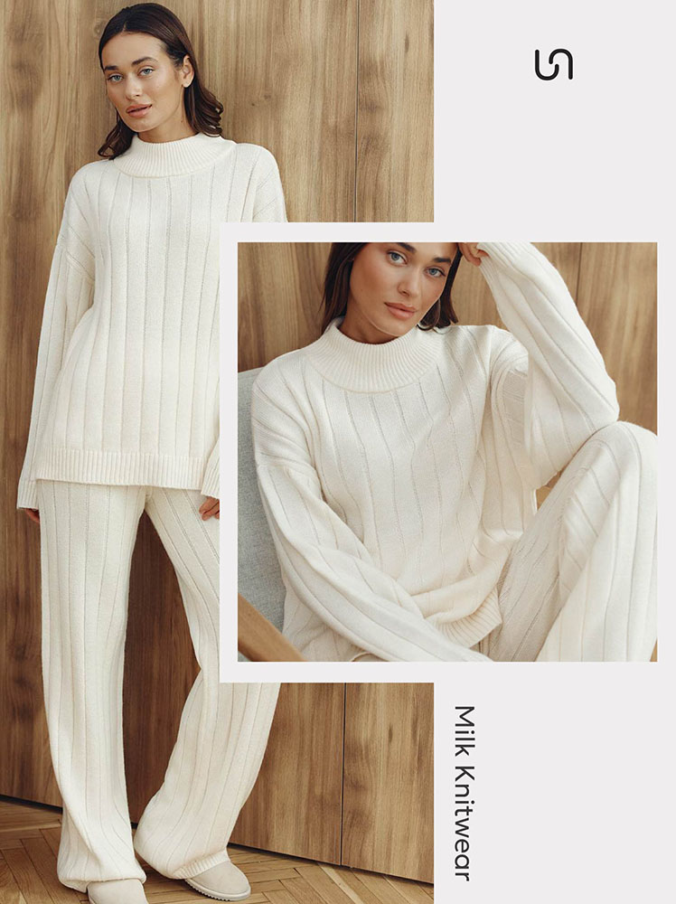 Milk knitwear by FASHIONISTA