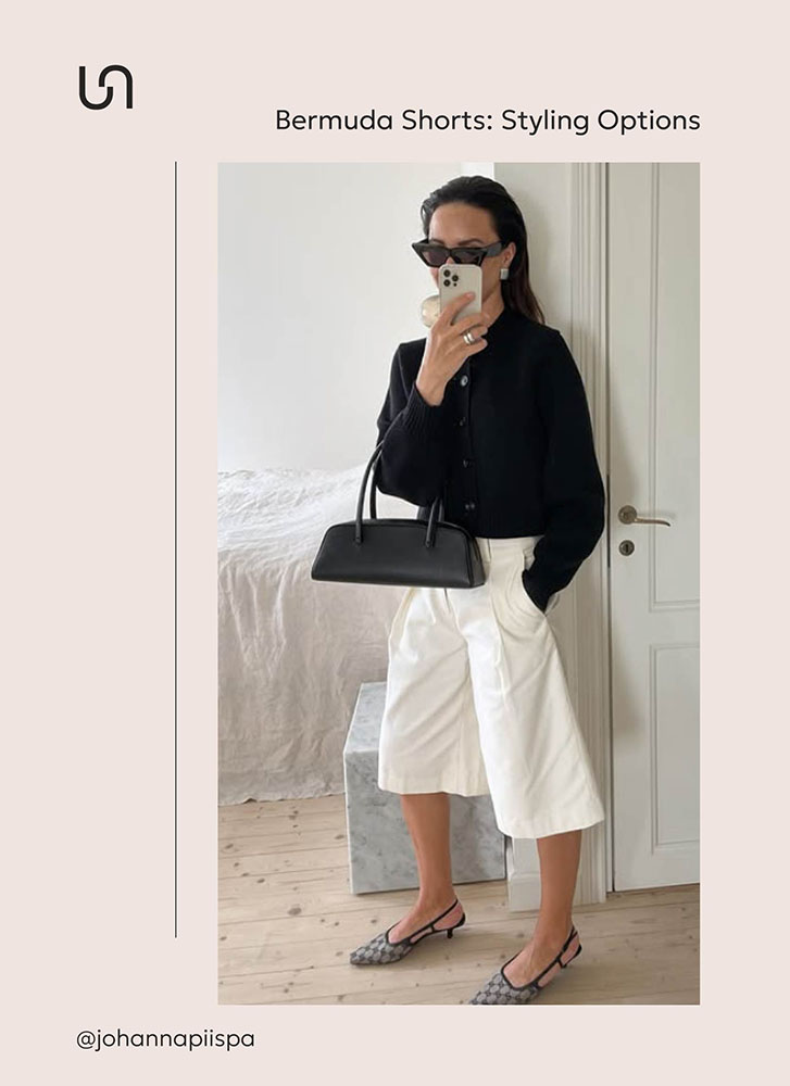 Outfits with Bermuda shorts