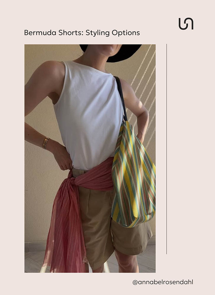 Outfits with Bermuda shorts