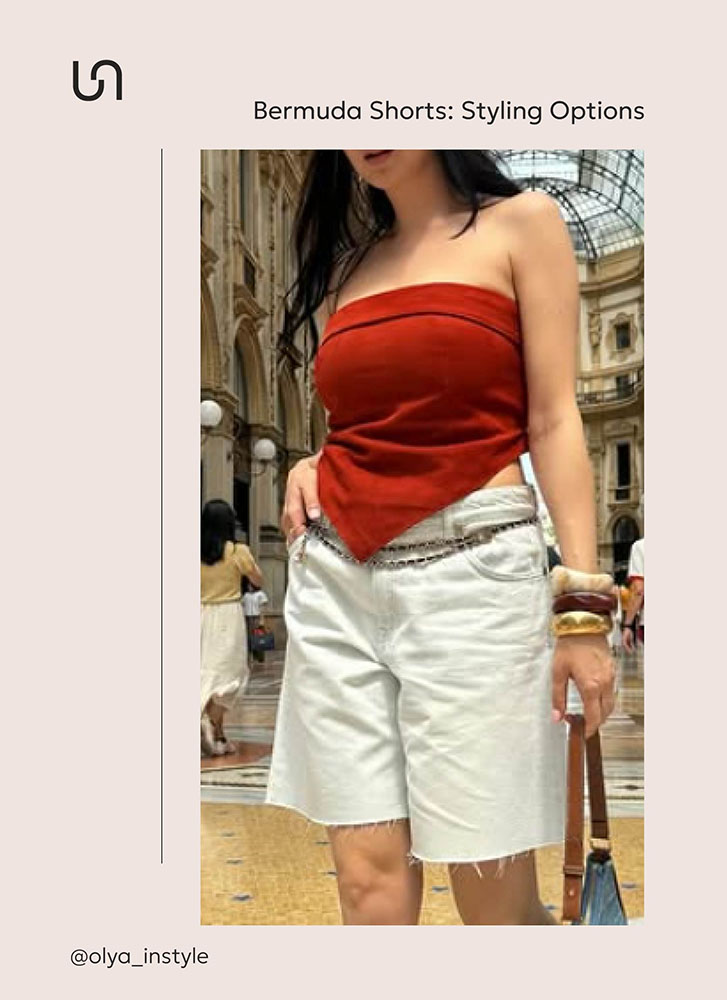 Outfits with Bermuda shorts