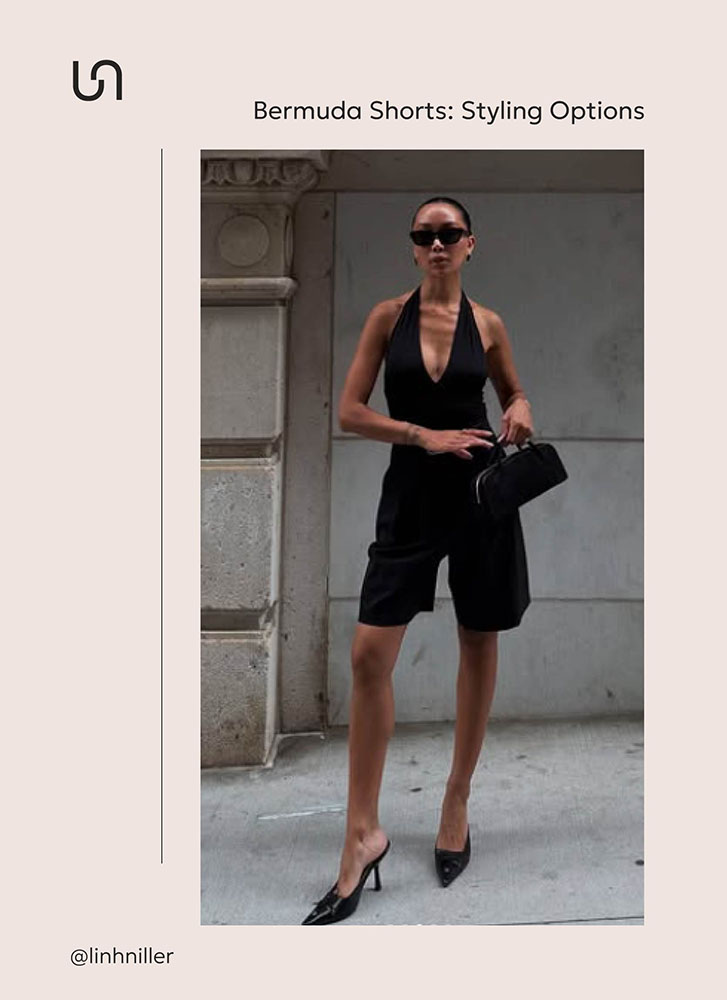 Outfits with Bermuda shorts