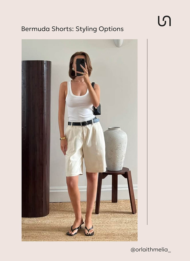 Outfits with Bermuda shorts