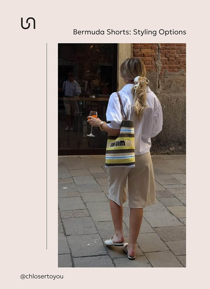 Outfits with Bermuda shorts