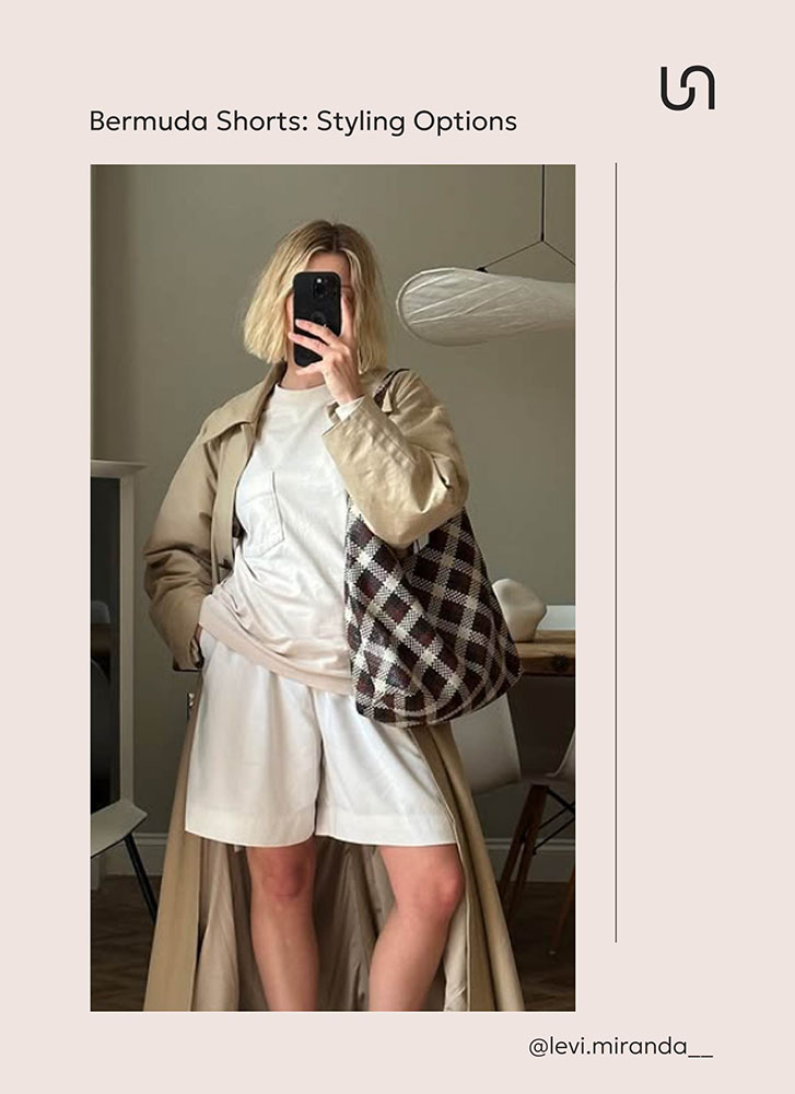 Outfits with Bermuda shorts