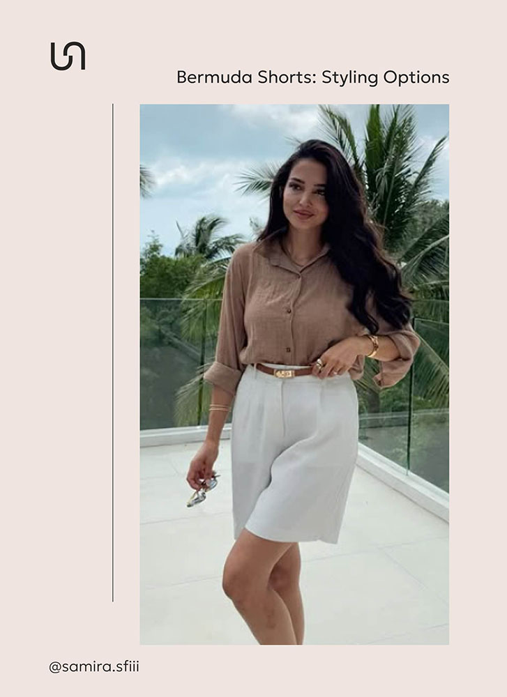 Outfits with Bermuda shorts