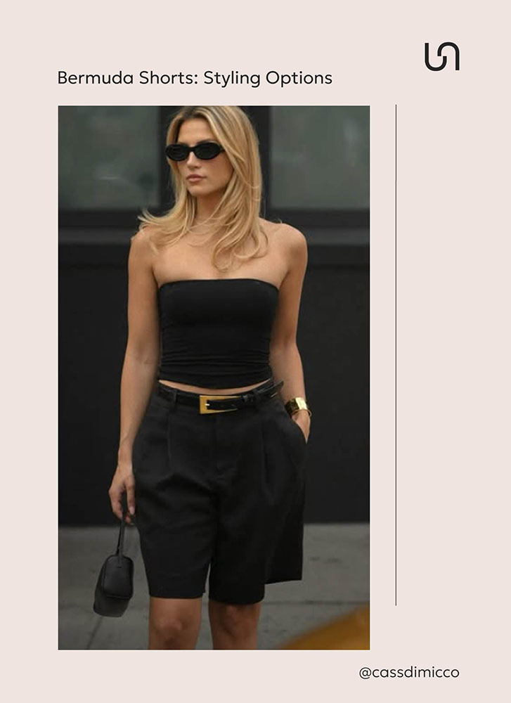 Outfits with Bermuda shorts