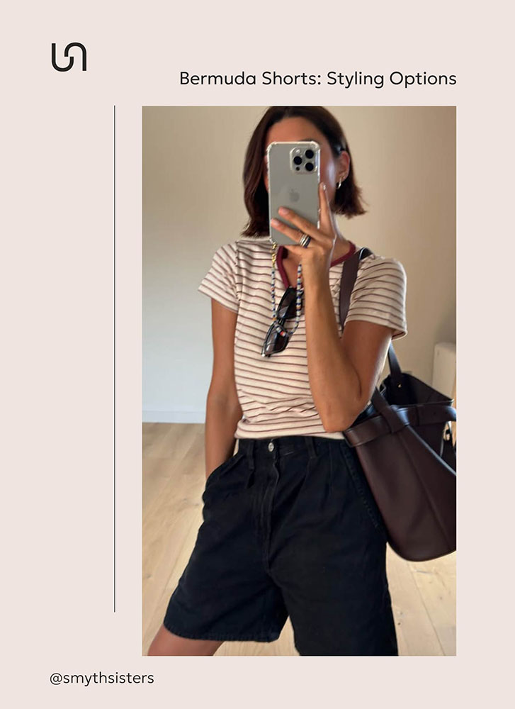 Outfits with Bermuda shorts