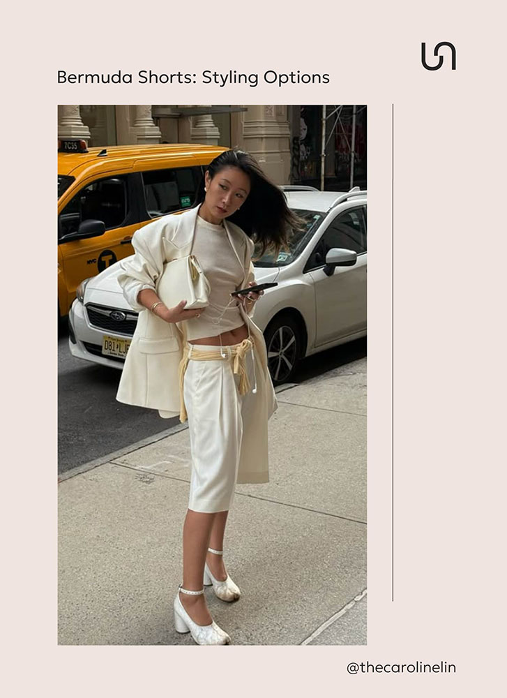 Outfits with Bermuda shorts