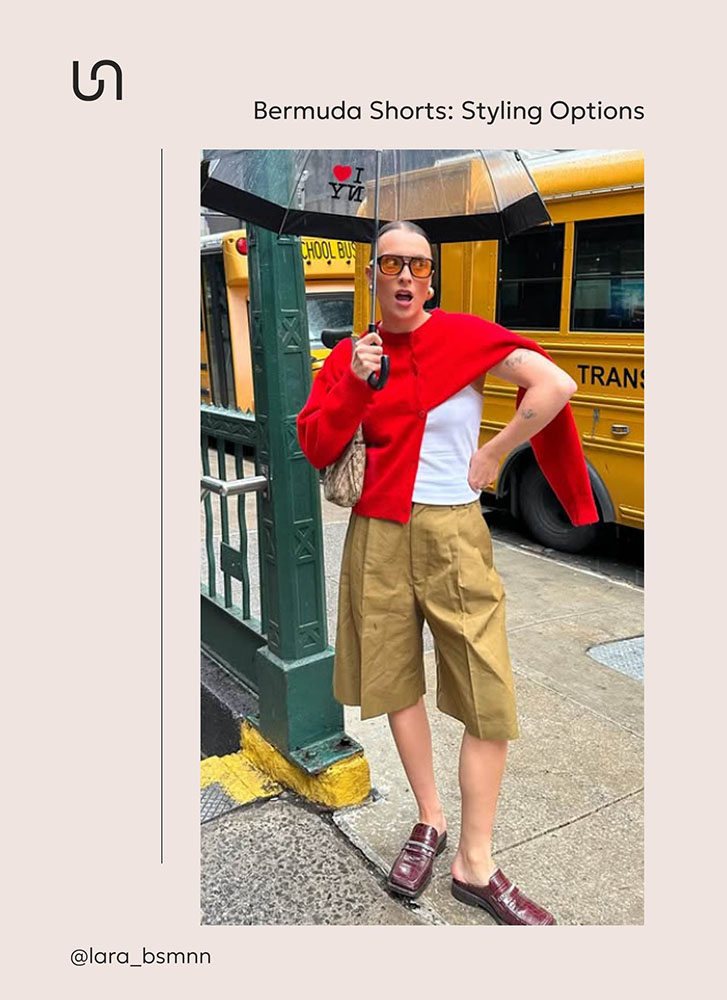 Outfits with Bermuda shorts