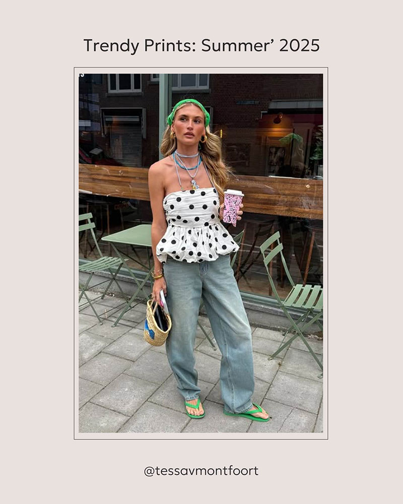 Trendy Prints for Summer’ 2025 by FASHIONISTA
