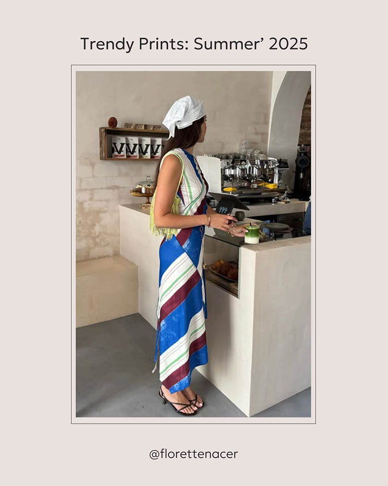 Trendy Prints for Summer’ 2025 by FASHIONISTA