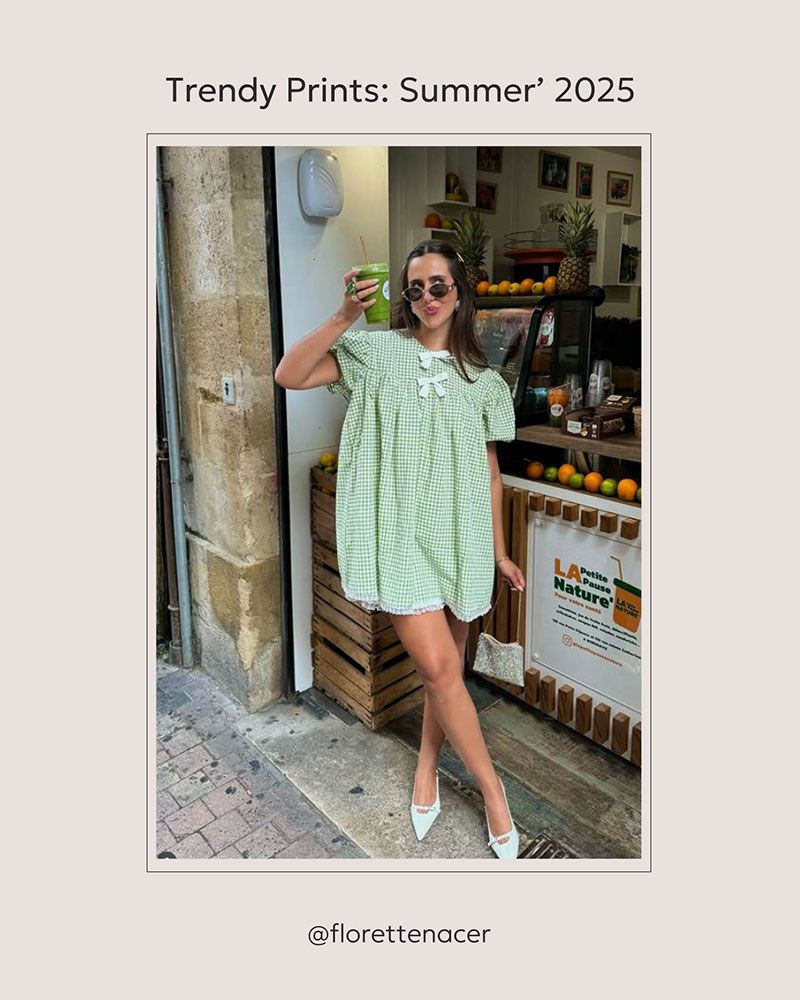 Trendy Prints for Summer’ 2025 by FASHIONISTA