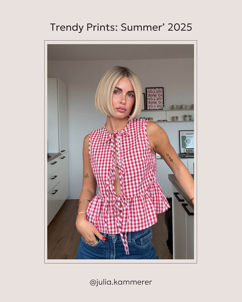 Trendy Prints for Summer’ 2025 by FASHIONISTA