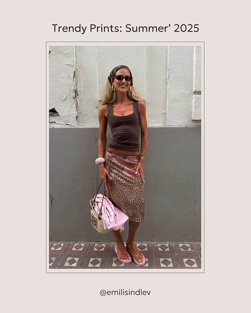 Trendy Prints for Summer’ 2025 by FASHIONISTA