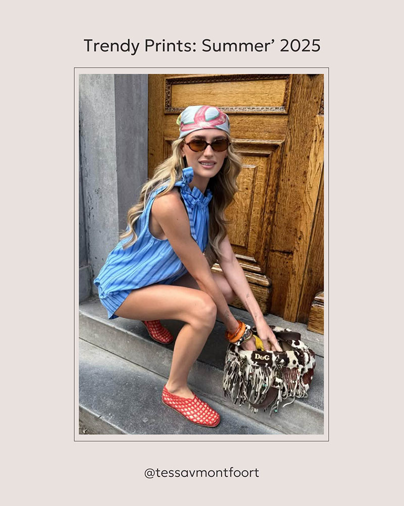 Trendy Prints for Summer’ 2025 by FASHIONISTA