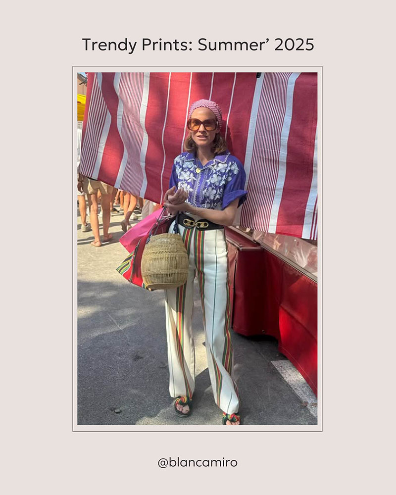 Trendy Prints for Summer’ 2025 by FASHIONISTA