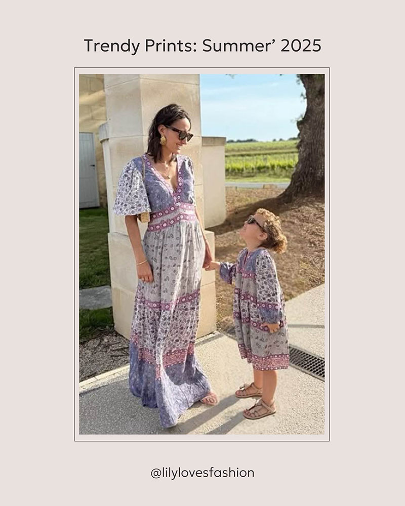 Trendy Prints for Summer’ 2025 by FASHIONISTA