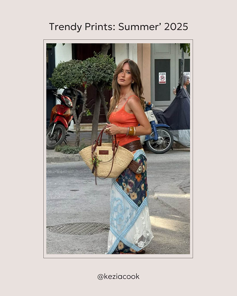 Trendy Prints for Summer’ 2025 by FASHIONISTA