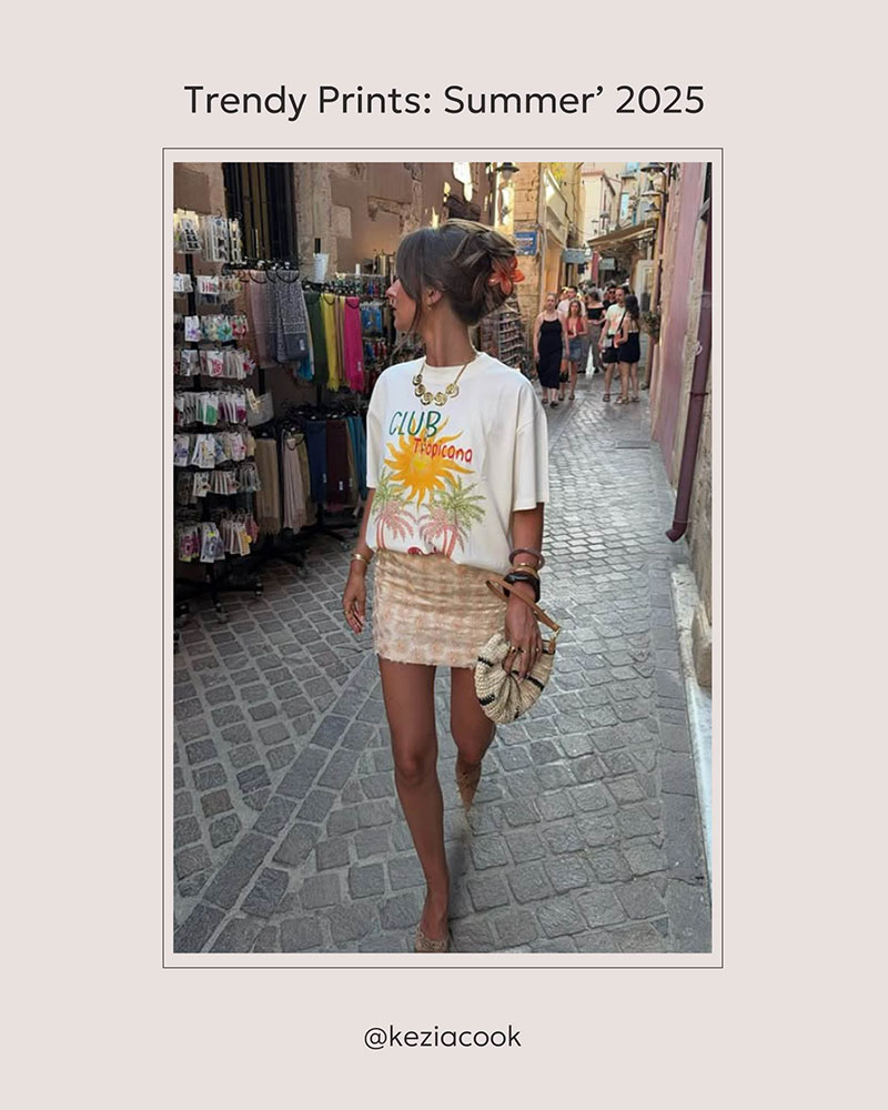 Trendy Prints for Summer’ 2025 by FASHIONISTA
