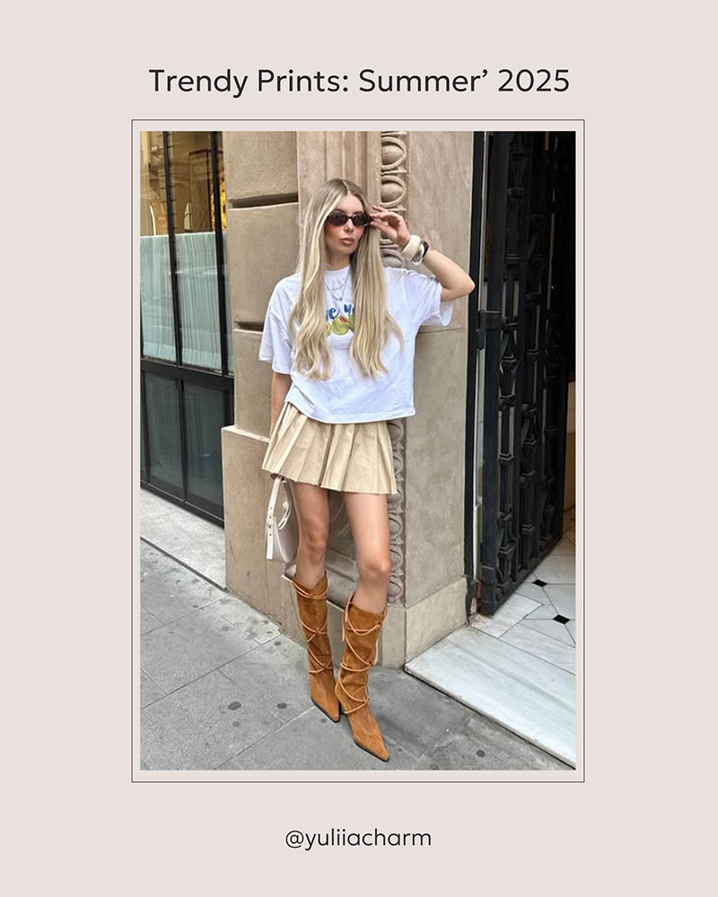 Trendy Prints for Summer’ 2025 by FASHIONISTA