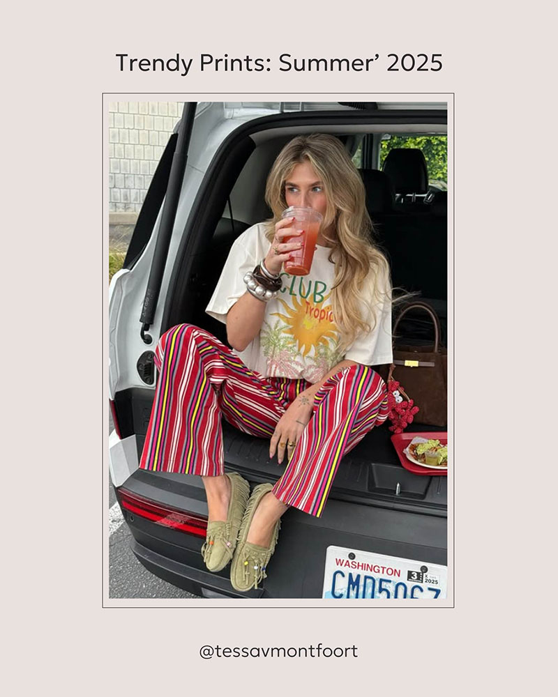 Trendy Prints for Summer’ 2025 by FASHIONISTA