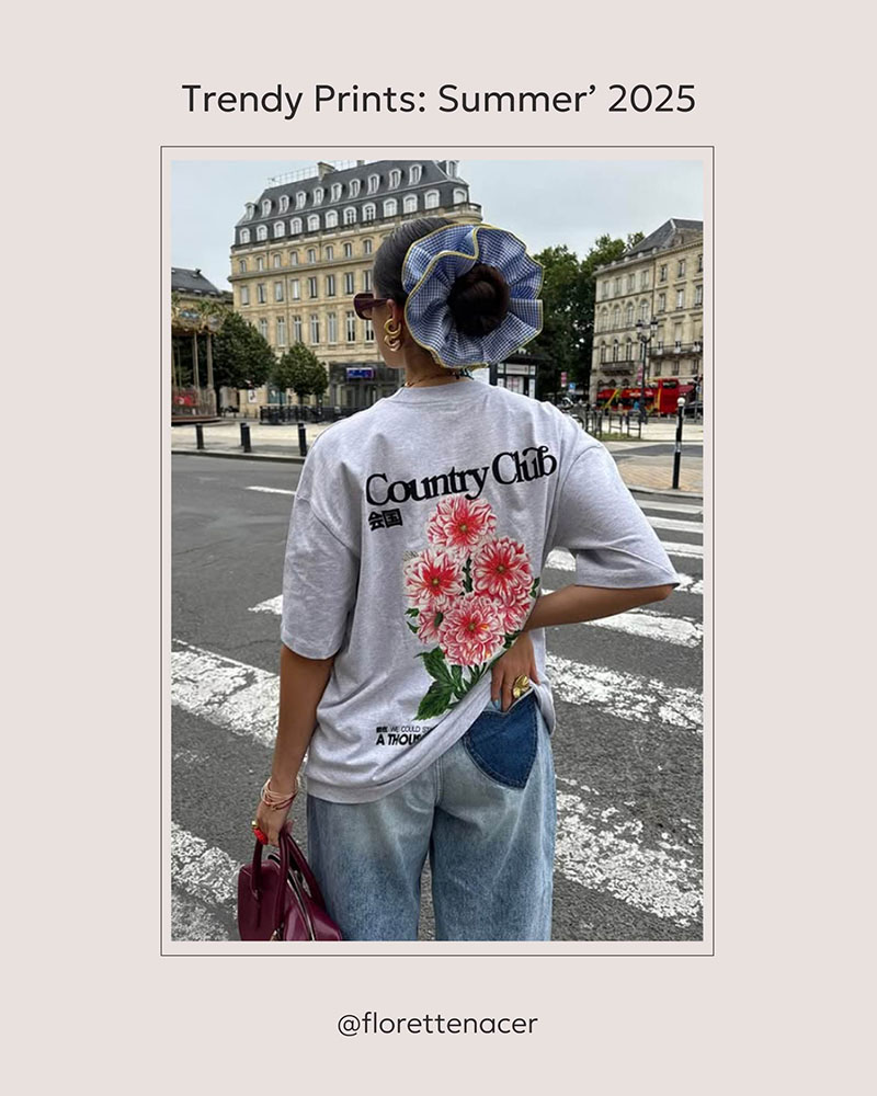 Trendy Prints for Summer’ 2025 by FASHIONISTA
