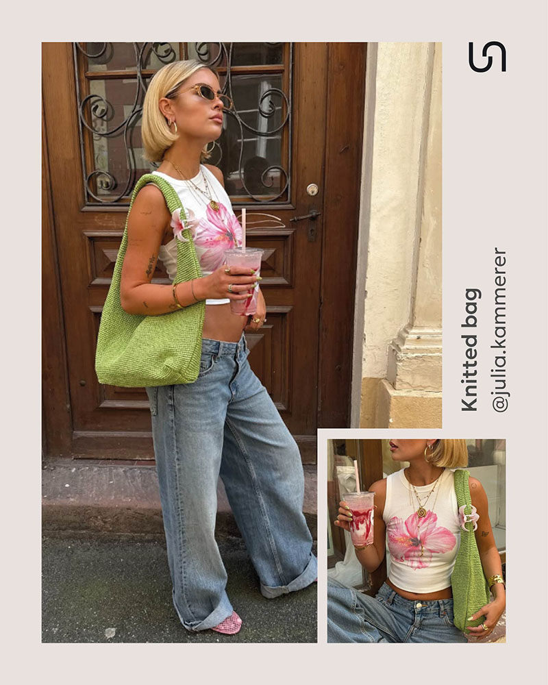 Summer bags 2025: Knitted bag