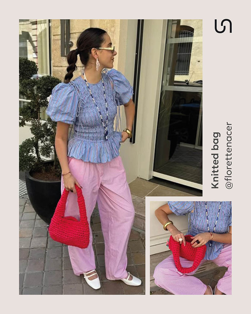 Summer bags 2025: Knitted bag