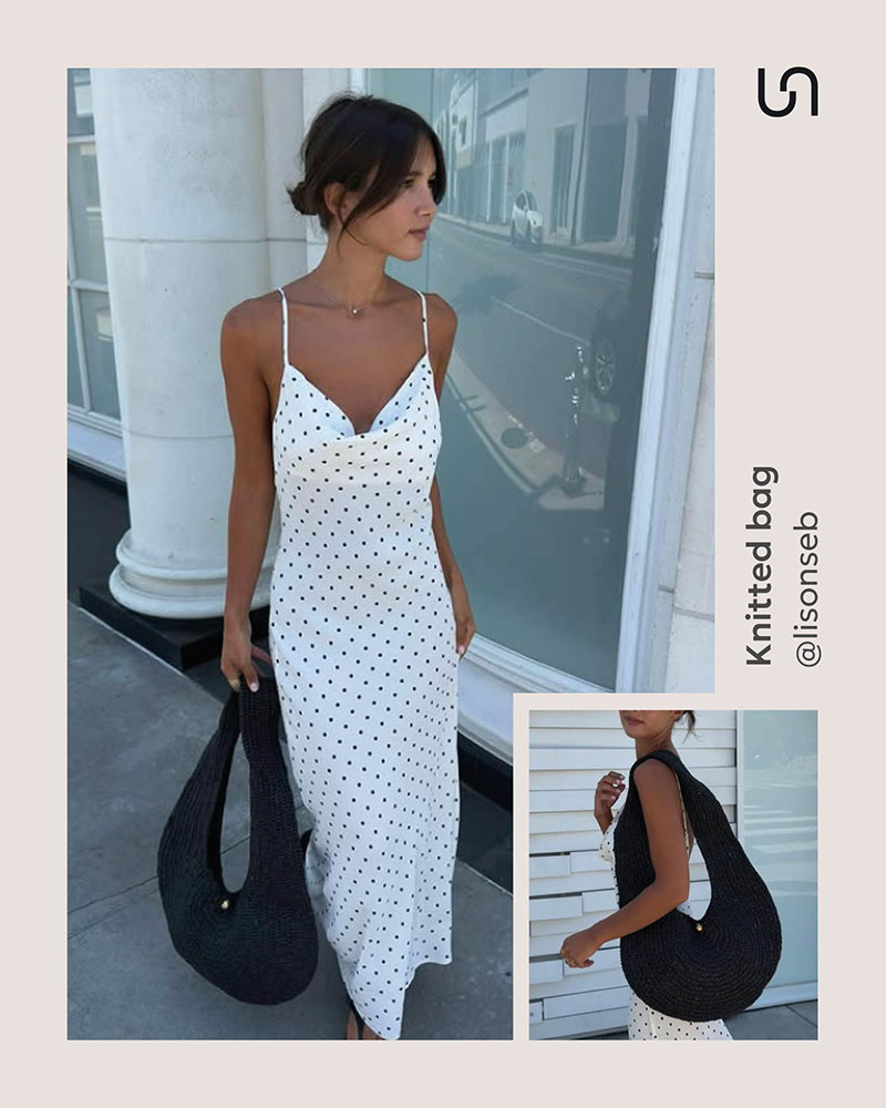 Summer bags 2025: Knitted bag