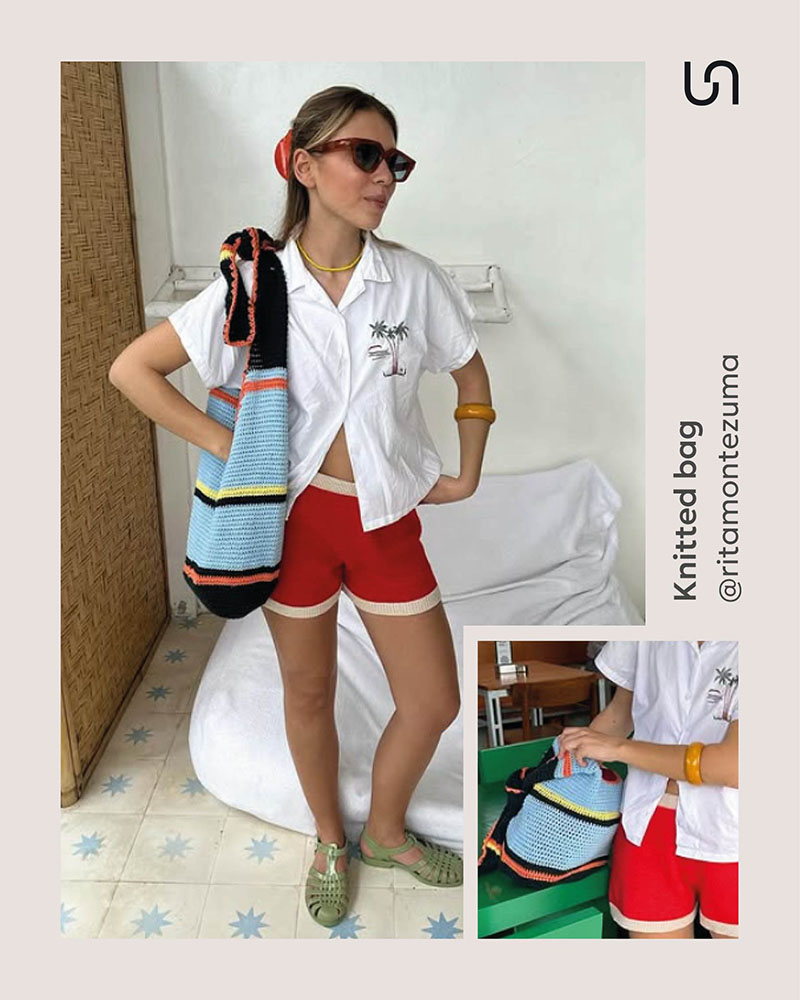Summer bags 2025: Knitted bag