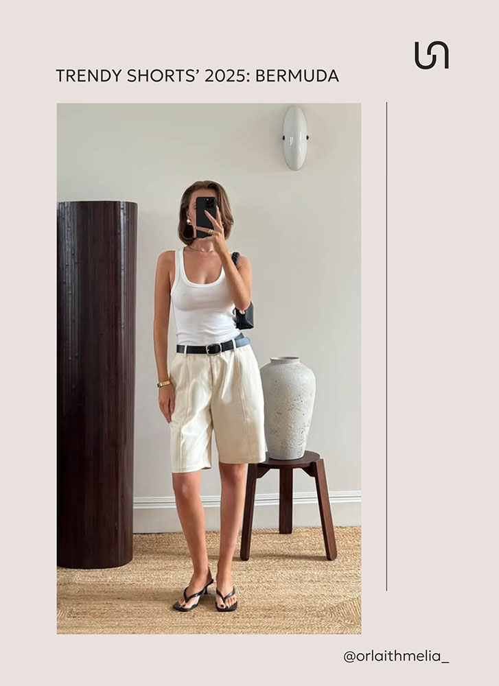 TRENDY SHORTS FOR SUMMER 2025_Bermuda shorts_FASHIONISTA