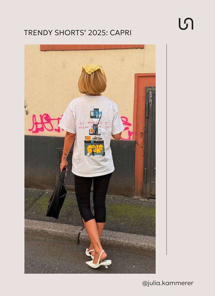 TRENDY SHORTS FOR SUMMER 2025_Capri_FASHIONISTA