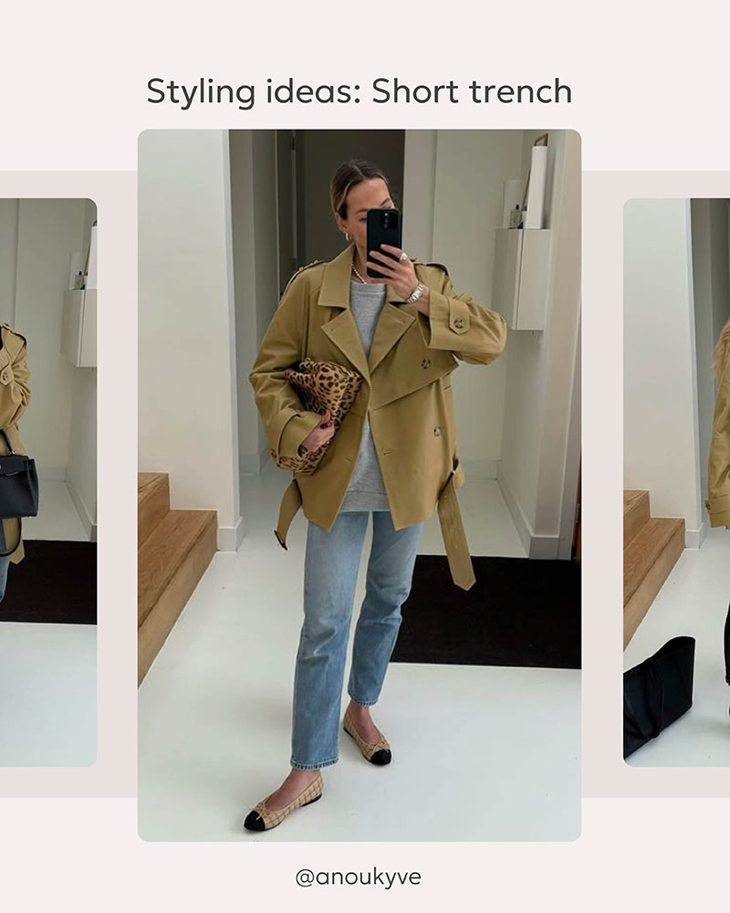 STYLING IDEAS: Short Trench Coat_FASHIONISTA