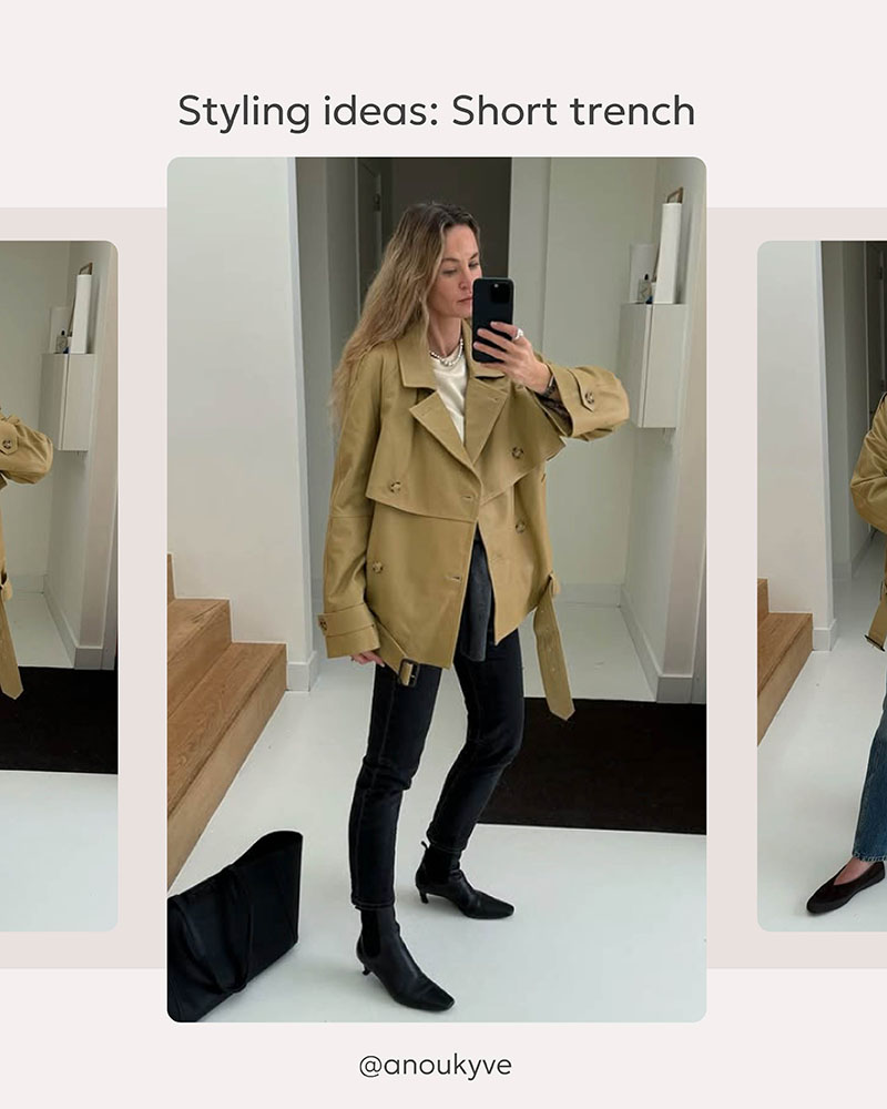 STYLING IDEAS: Short Trench Coat_FASHIONISTA