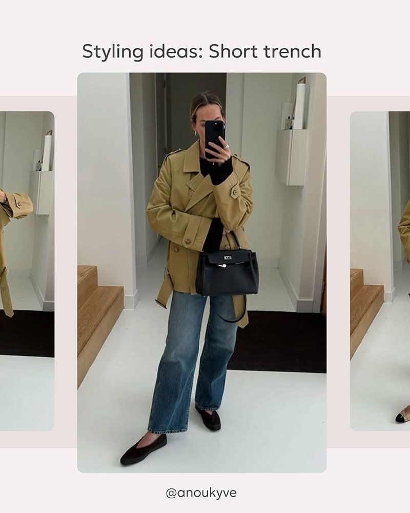 STYLING IDEAS: Short Trench Coat_FASHIONISTA