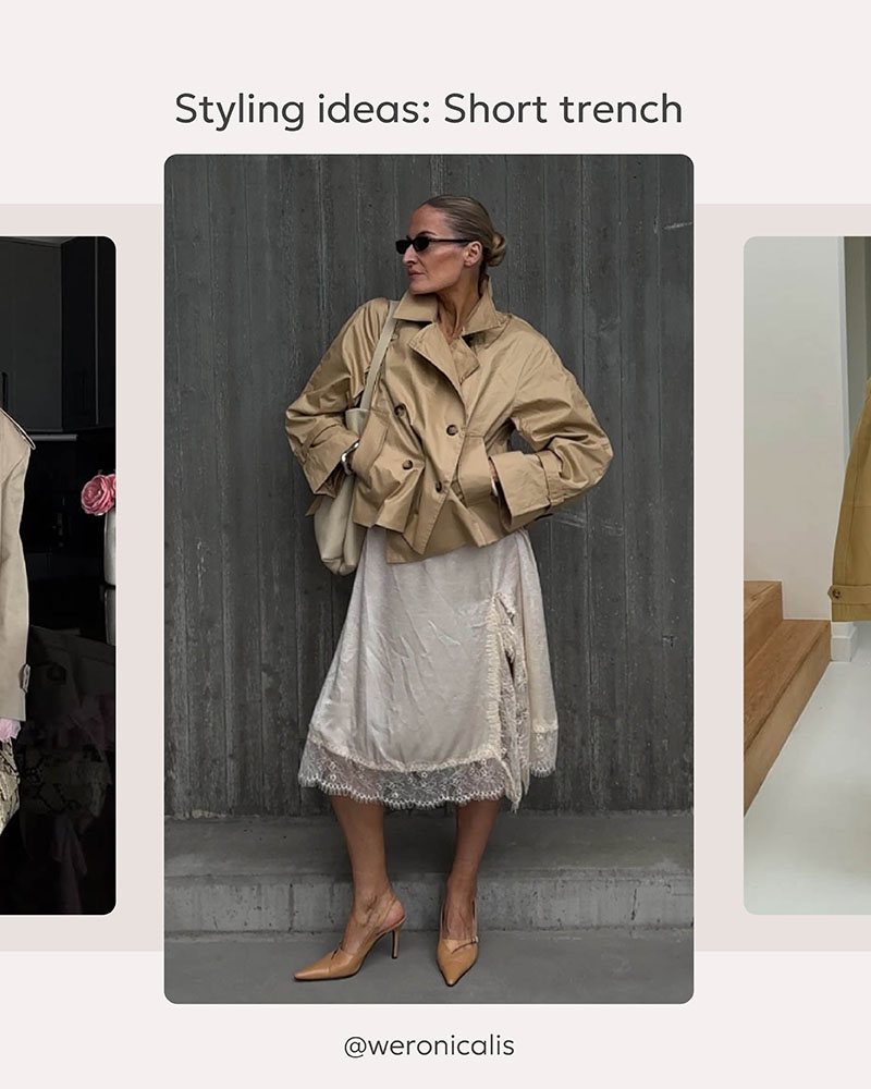 STYLING IDEAS: Short Trench Coat_FASHIONISTA