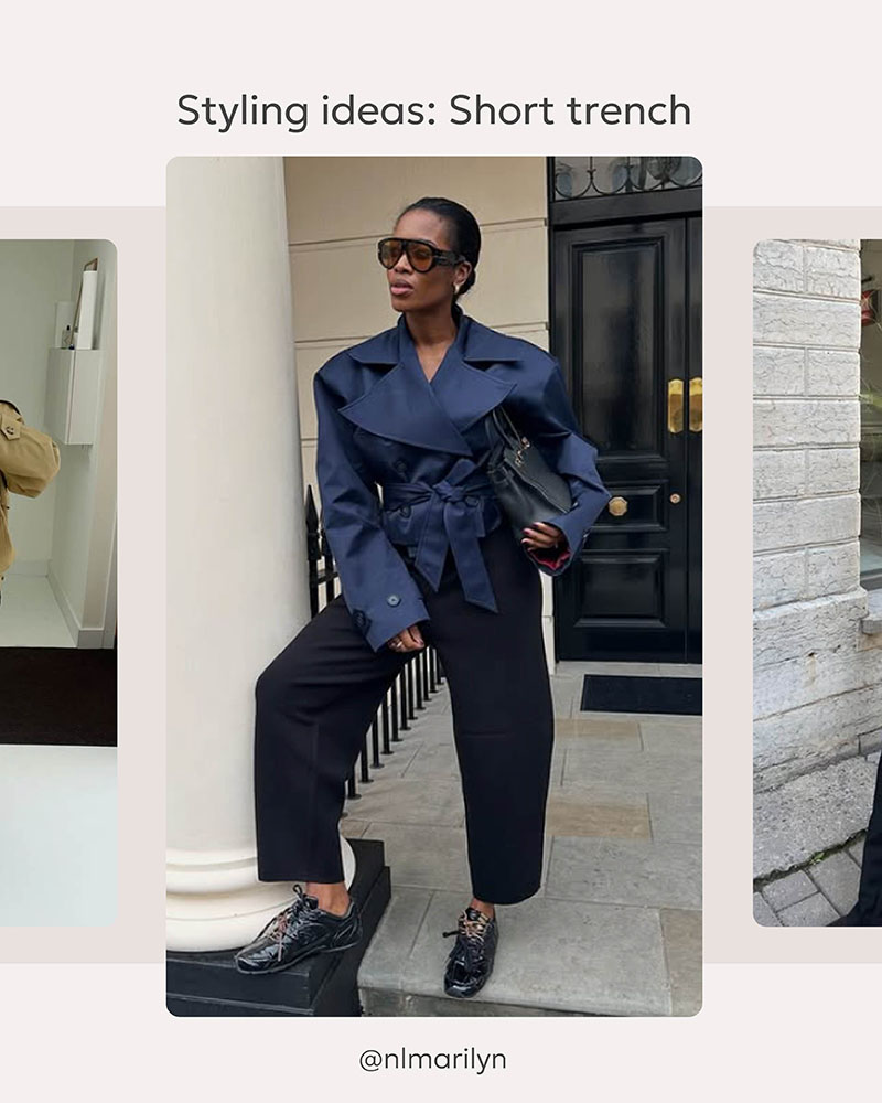 STYLING IDEAS: Short Trench Coat_FASHIONISTA
