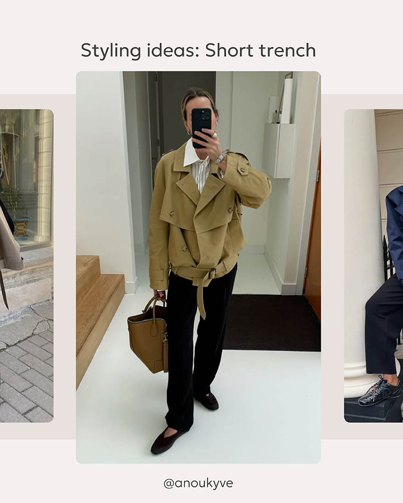 STYLING IDEAS: Short Trench Coat_FASHIONISTA