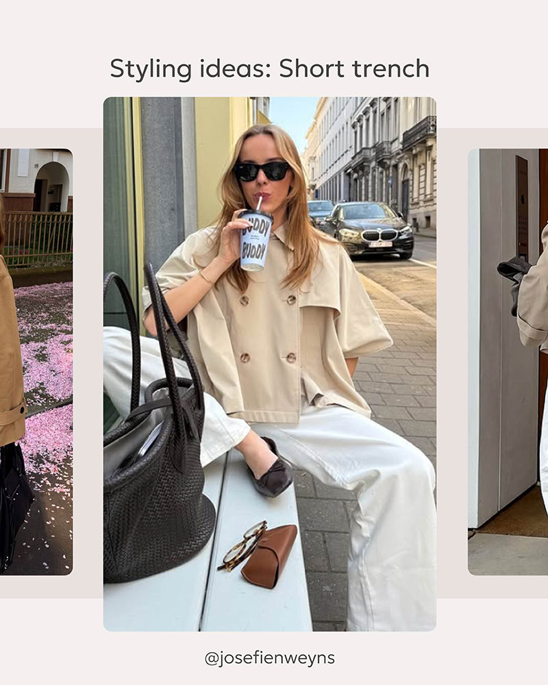 STYLING IDEAS: Short Trench Coat_FASHIONISTA