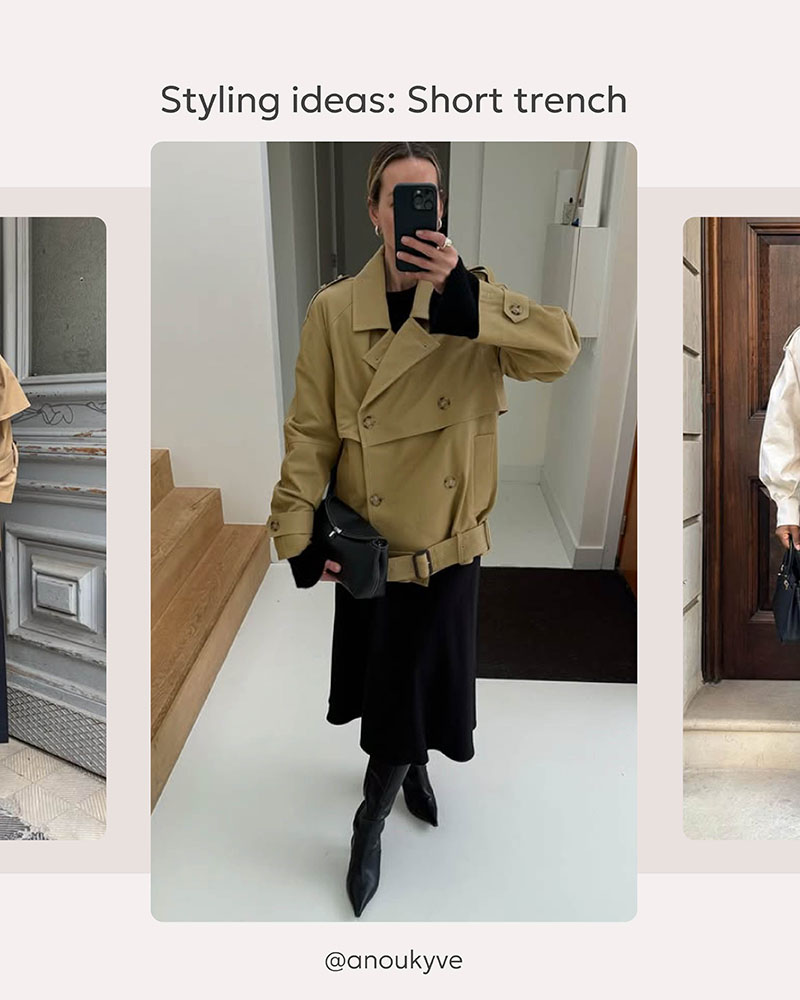 STYLING IDEAS: Short Trench Coat_FASHIONISTA