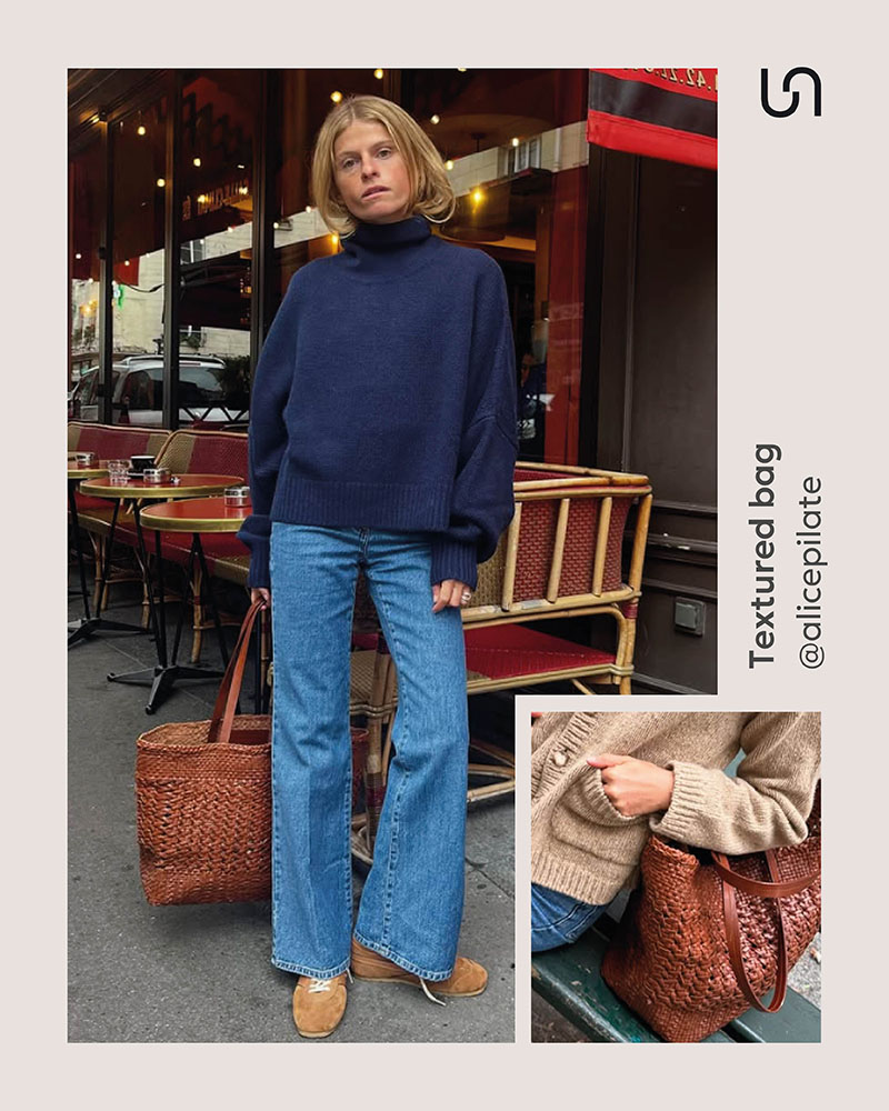 Trendy bags for Fall-Winter 2025/26 by FASHIONISTA _ Textured bags