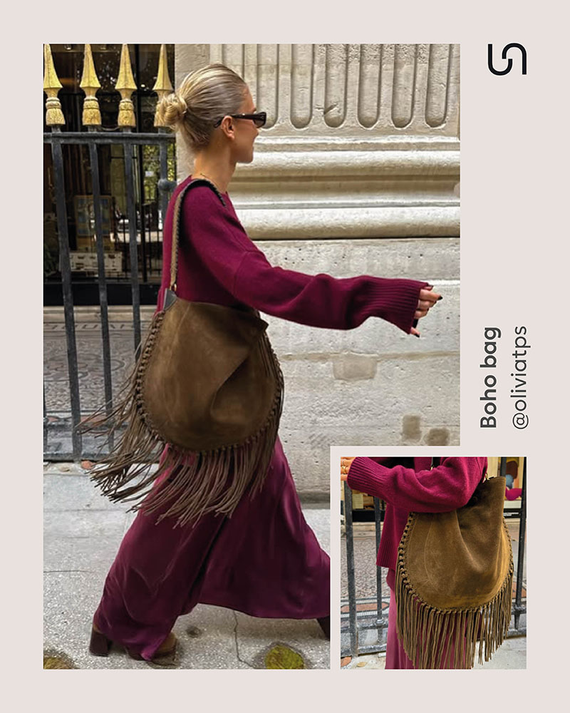 Trendy bags for Fall-Winter 2025/26 by FASHIONISTA _ Boho bags