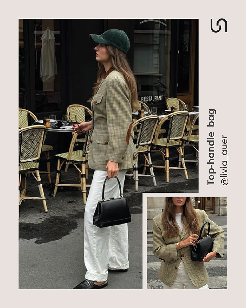 Trendy bags for Fall-Winter 2025/26 by FASHIONISTA _ Top-handle bags