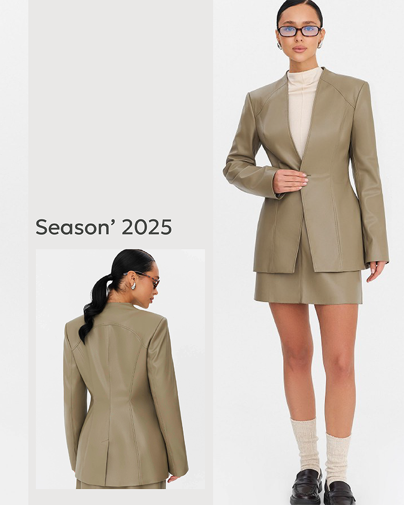 FASHIONISTA_New Arrivals: Faux leather skirt