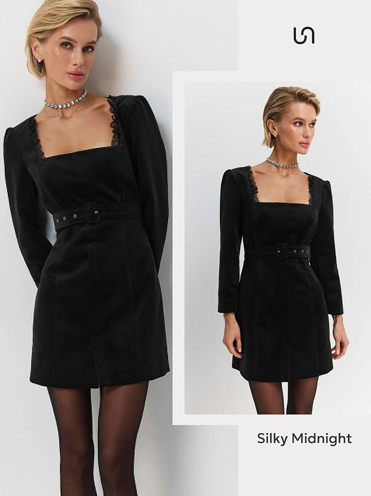 Silky Midnight_by FASHIONISTA