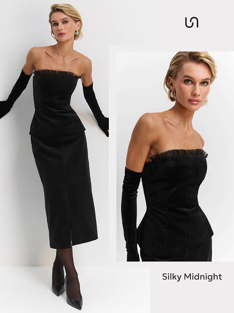 Silky Midnight_by FASHIONISTA