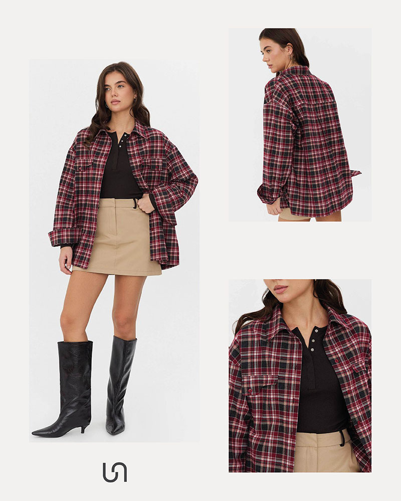 Winter Mast-Heves by FASHIONISTA_Plaid Shirt