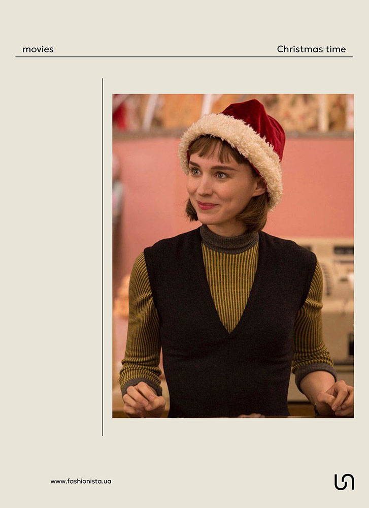 Christmas movies by FASHIONISTA_Sweater with Stand Collar
