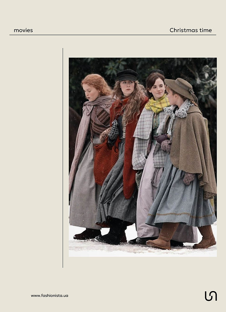 Christmas movies by FASHIONISTA_Sweater with Stand Collar